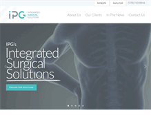 Tablet Screenshot of ipg.com