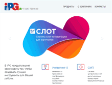 Tablet Screenshot of ipg.ru